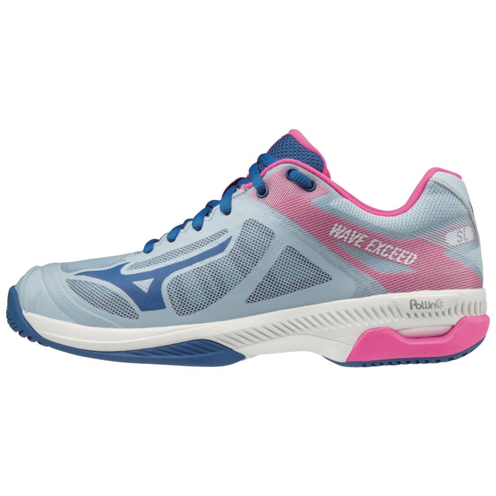 Damske Bezecke Topanky Mizuno Wave Exceed SL AC Svetlo Modre/Námornícka Modrá Vypredaj MWTF32061